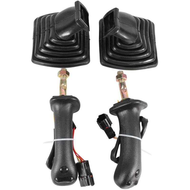Steuerhebel Für Hydraulikbagger, 2-teiliges Set (links + Rechts), 3 Tasten, Zahnräder, Staubschutzkappe, Kompatibel Mit Doosan Dx150 Bis Dx370 – Ulisem