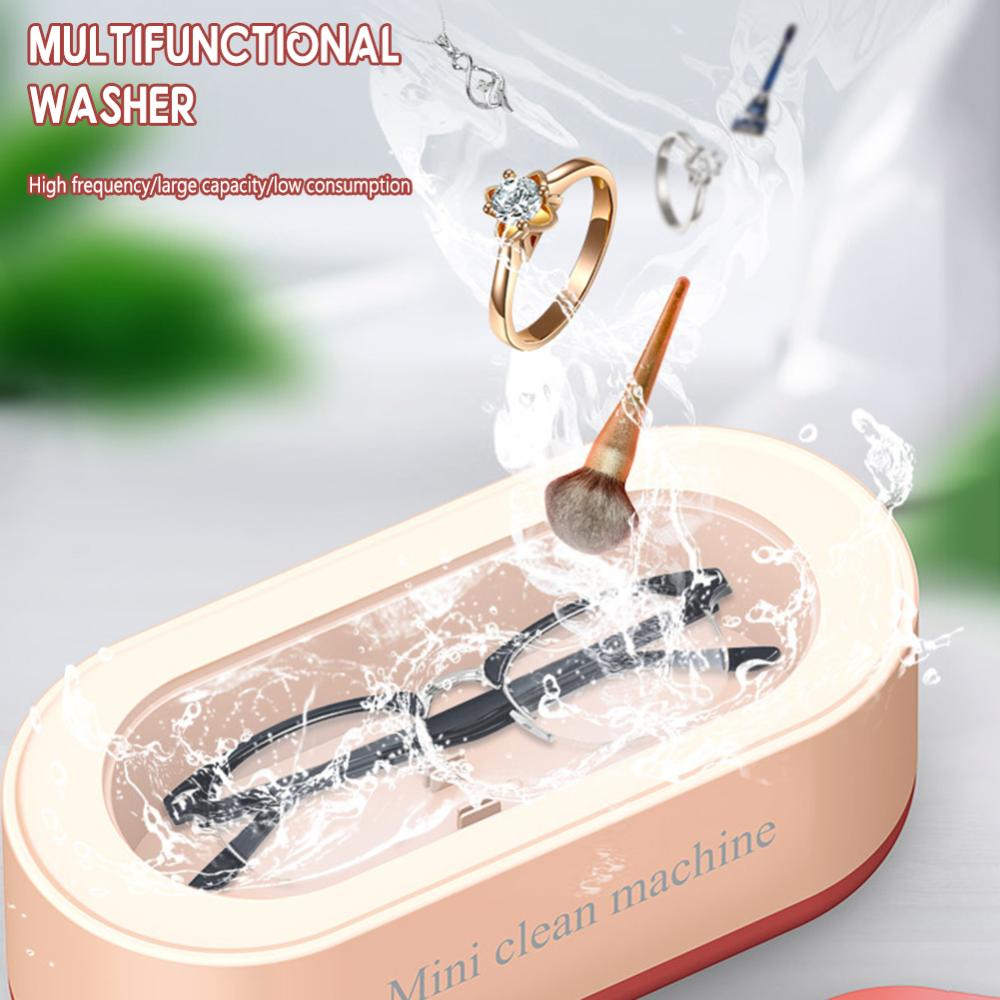 Tragbarer Professioneller Mini-ultraschallreiniger Für Schmuck Und Brillen