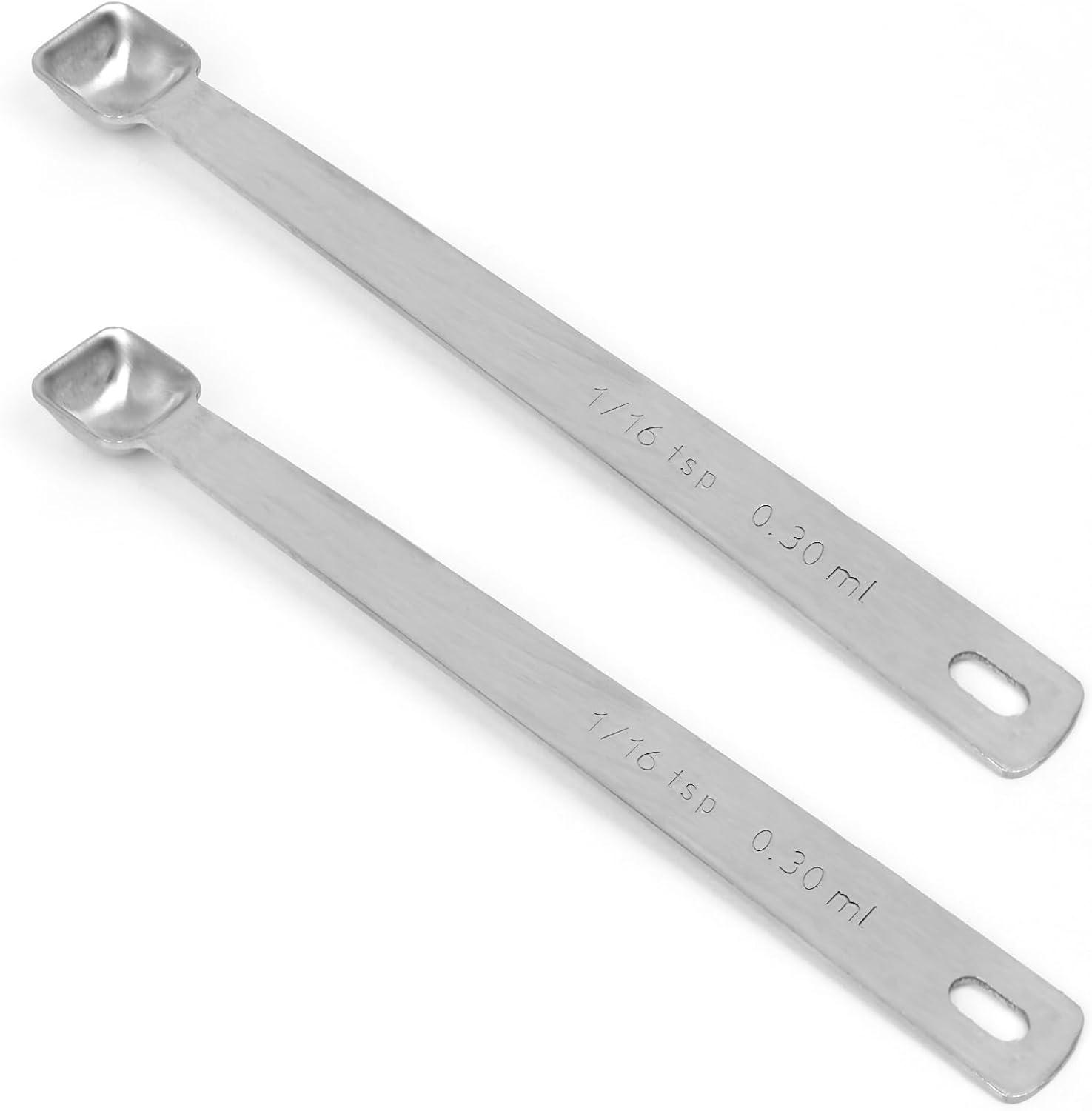 1/16 Teelöffel (0,3 Ml) Einzelne Messlöffel, Nur Kleine Einzelne Messlöffel Aus Edelstahl