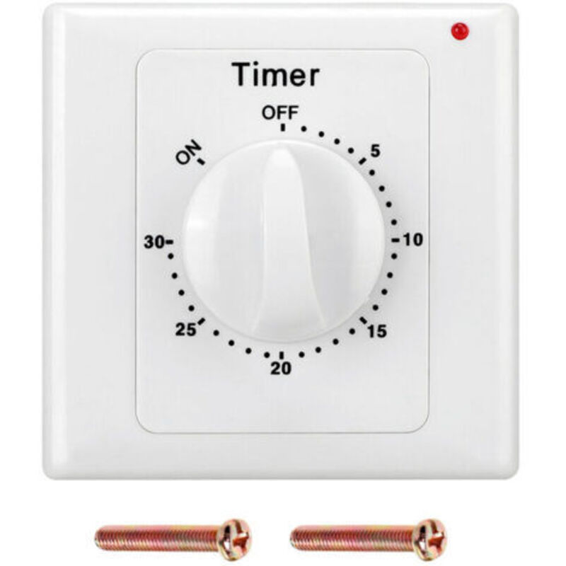 Mechanischer 220-v-timer Mit 30-minuten-countdown, Integriertem Stecker, Hohe Leistung – Ulisem