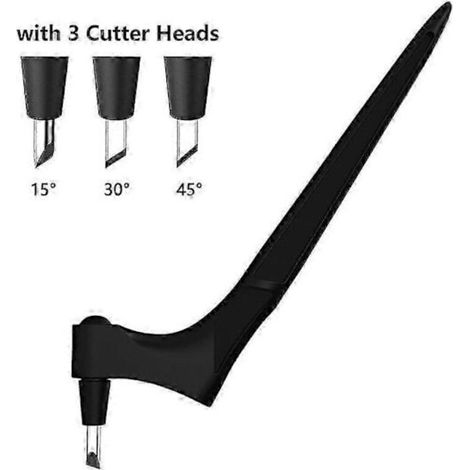 Gyro Cut Craft Tools Schneidwerkzeug Aus Edelstahl. 360°-drehgelenkschneider. Kreiselsicherheitsmesser. Schwarzes, Künstlerisches Schneidwerkzeug.