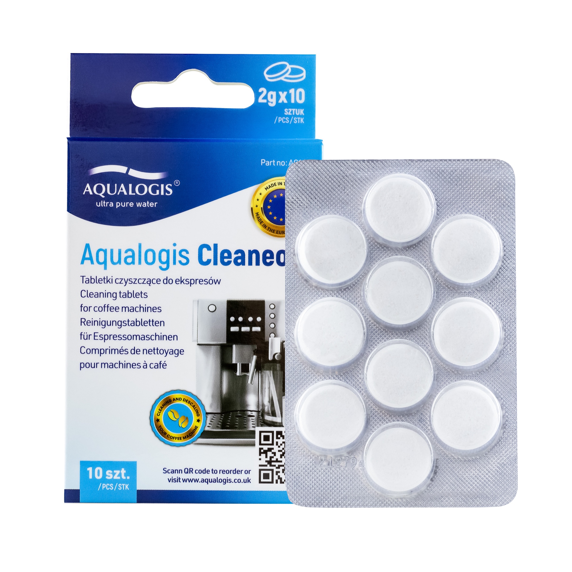 Aqualogis Cleaneo Tabletten, 10 Stück