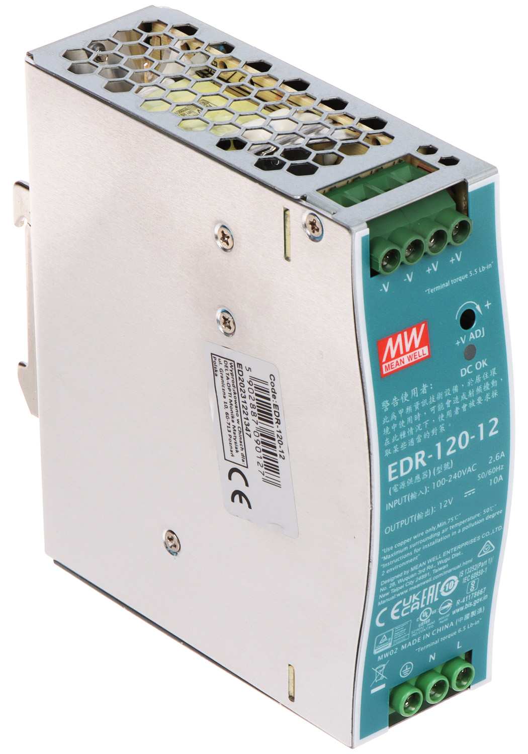 Edr-120-12 Mean Well Schaltnetzteil