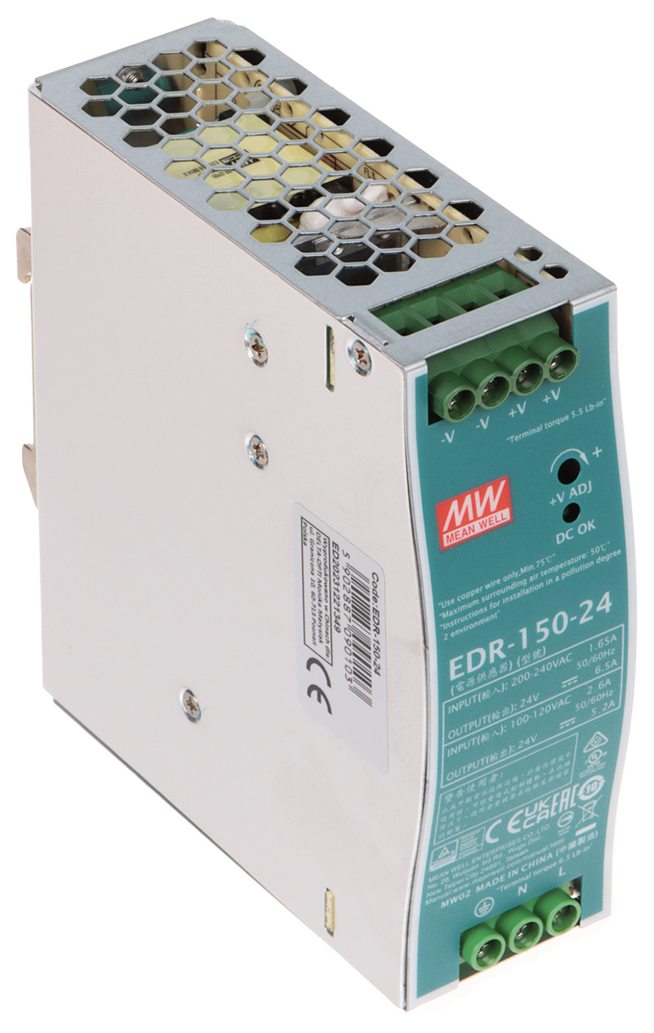 Edr-150-24 Mean Well Schaltnetzteil