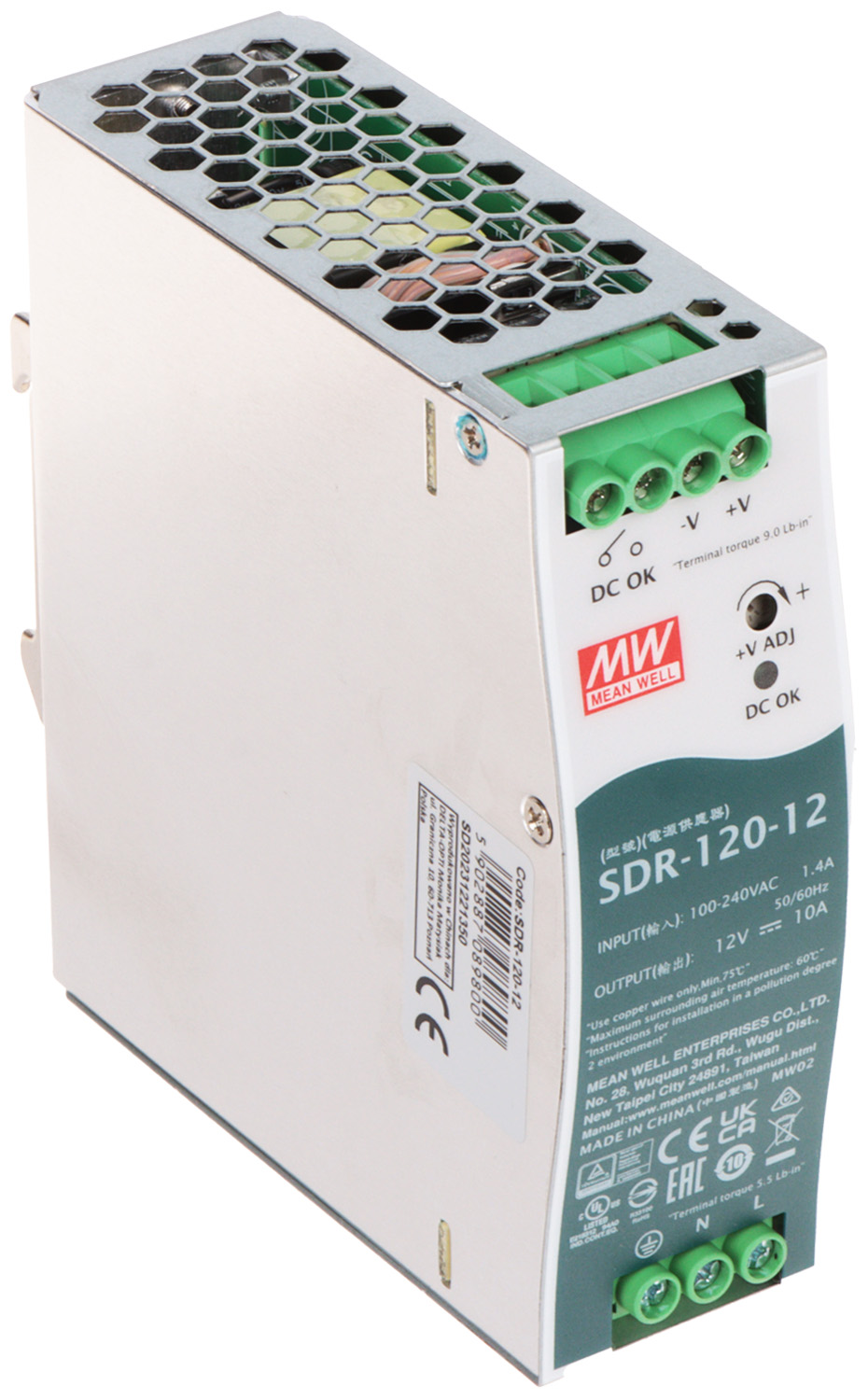 Das Schaltnetzteil Sdr-120-12 Ist Gut
