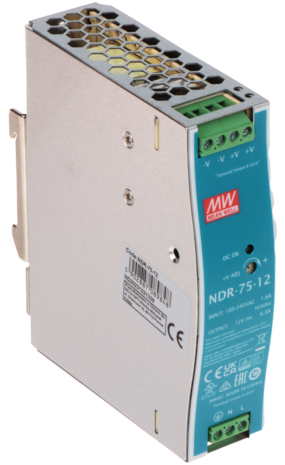 Schaltnetzteil Ndr-75-12 Mean Well