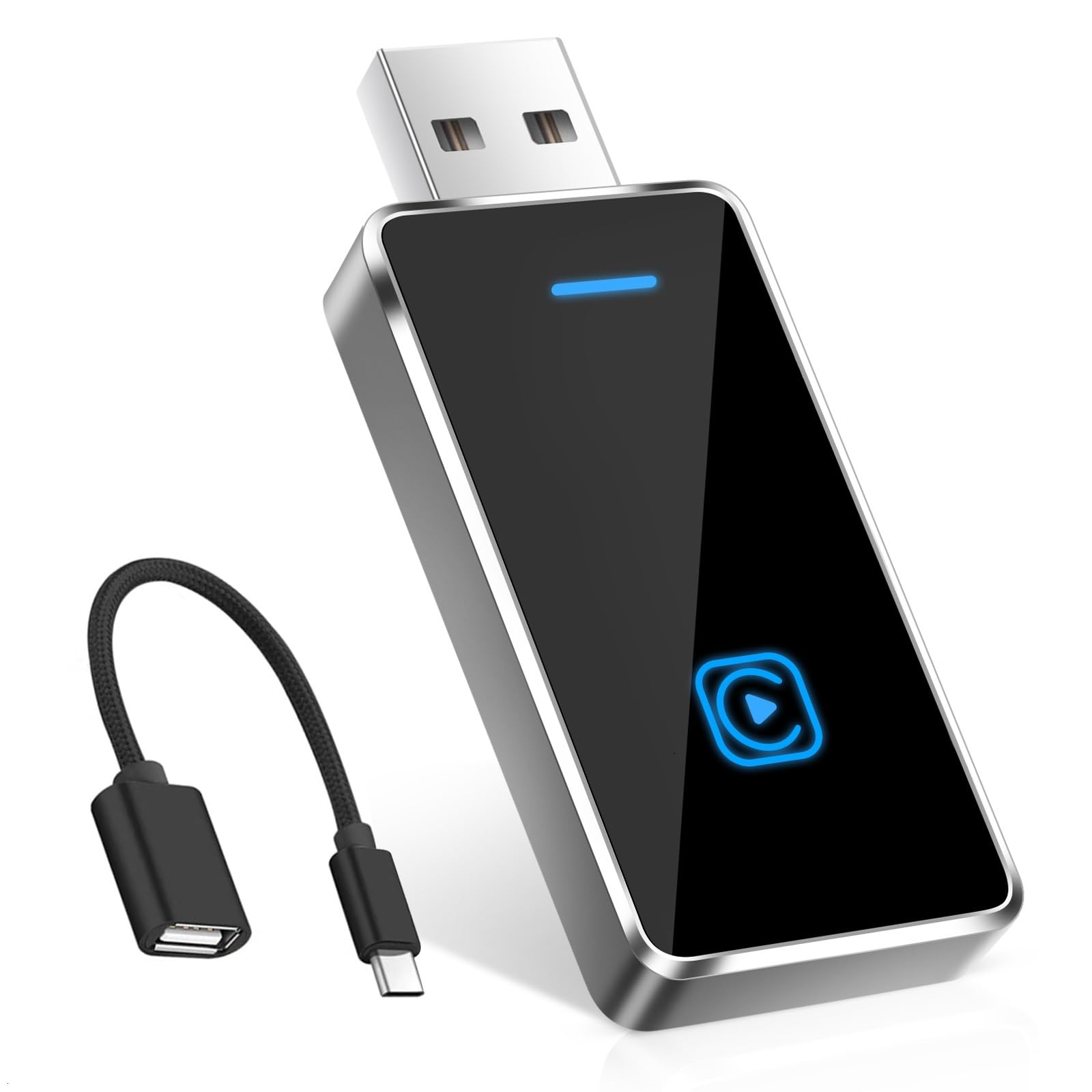 Kabelloses Carplay Für Iphone, Typ-c/usb Plug & Play, Mini Und Stabil, Kompatibel Mit Autos Ab 2016 Und Ios 10+ Und Autos Mit Carplay