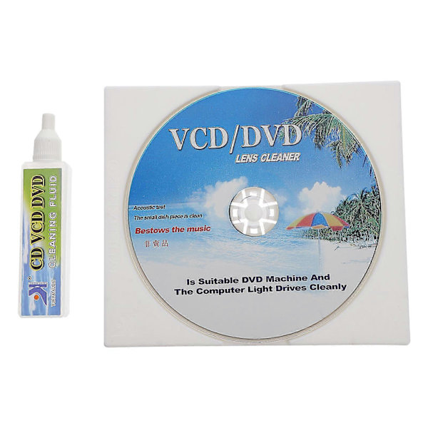 Reinigungsset Für Cd-/vcd-/dvd-player – Verbessert Die Klangqualität – 1 Set