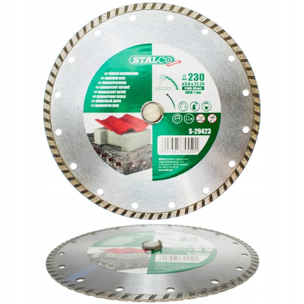 Stalco Turbo Diamantklinge 230x3.0x22.23mm S-29423
