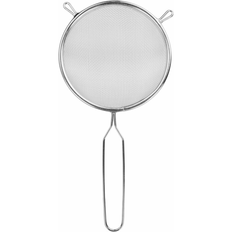 Edelstahl-sieb, 16 Cm Lang, Mit Feinem Netzgewebe, Zum Abtropfen Von Nudeln Und Gemüse. Handwäsche Empfohlen. - Ulisem