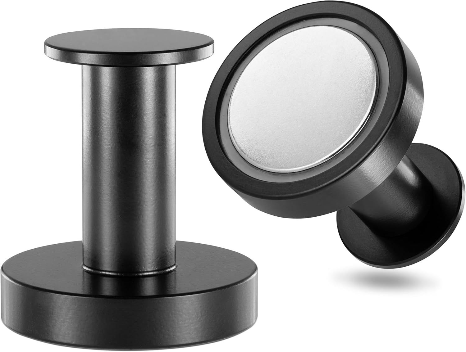 Runde Magnete Mit Schwarzem Extra-sterk, 2 Der Neodym-magnete, Für Ihre Kleidung, Handgefertigt, Enzovoort.