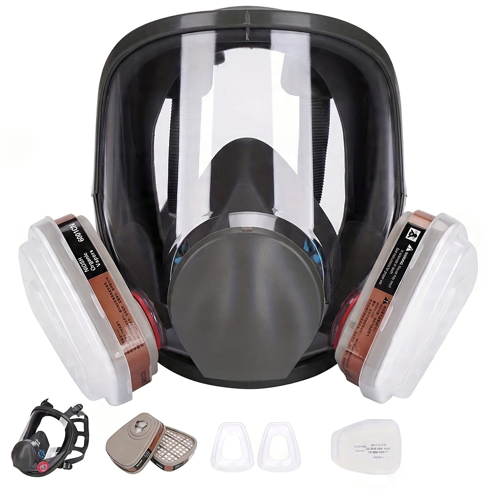 6800 Schutzmaske + 2x Kohlefilterpatronen + 12x Filter