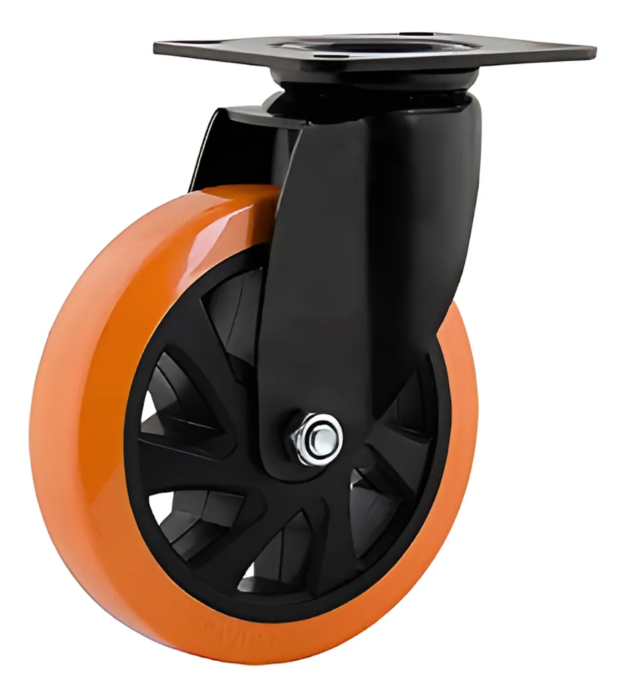 Schwenkrad 5″ 125 Mm Bis 100 Kg - Robustes Transportrad Mit Platte