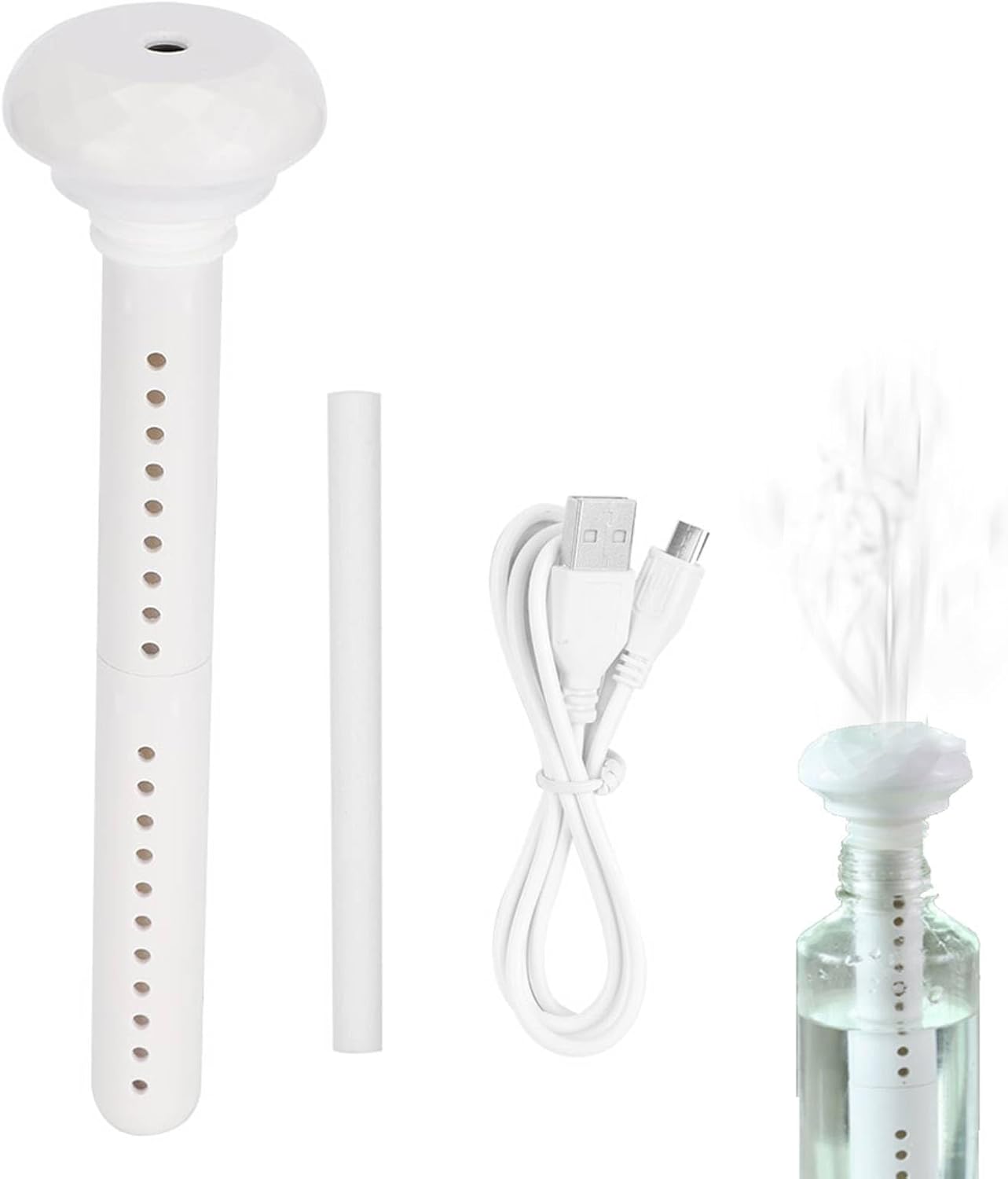 Mini-usb-luftbefeuchter, Tragbarer Wasserflaschen-luftbefeuchter, Kaltnebel-luftreiniger, Tisch-luftbefeuchter, Auto-luftbefeuchter Für Pflanzen, Ideal Für Reisen, Schlafzimmer, Auto Und Büro.