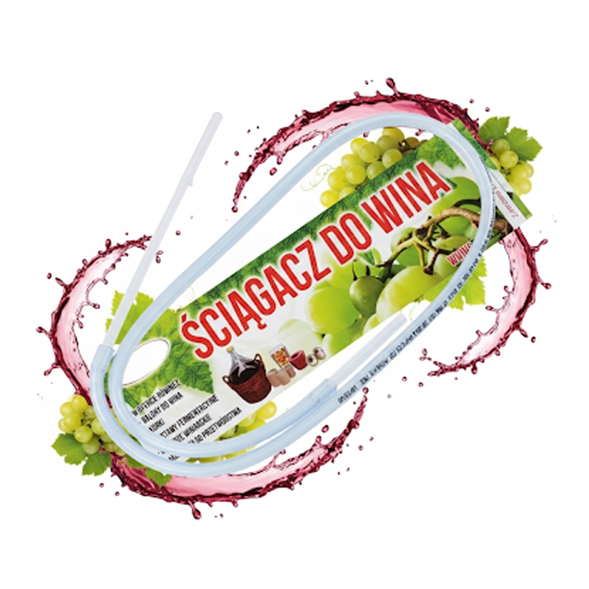 Weinzapfer Mit Glasaufsätzen – 100 Cm Weinschlauch