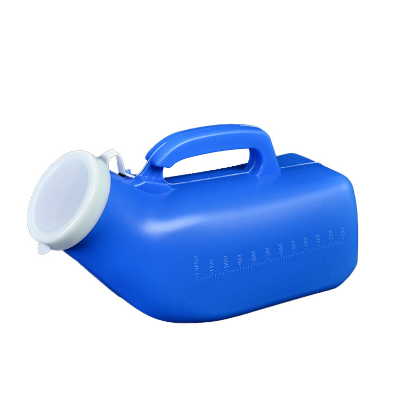 1 Packung Tragbare Männliche Urinflasche, 1200 Ml Polypropylenflasche Mit Deckel, Für Reisen, Notfall Und Camping