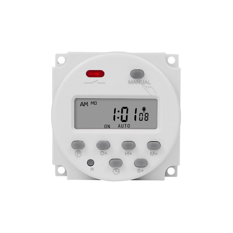 1 Stück Cn101a Lcd Zeitschalter 12 V 110 V 220 V Zeitrelais Straßenlaterne Display Panel Power Timer (220 V)