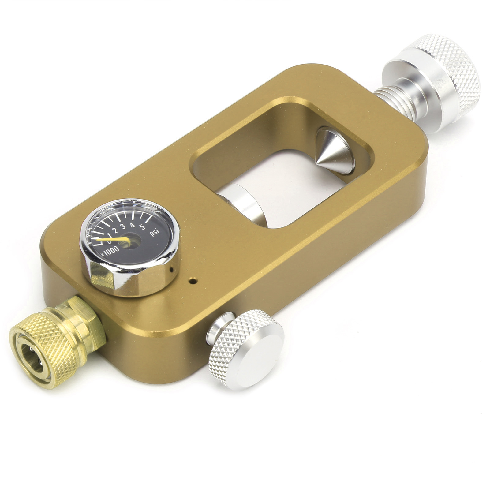 Tauchadapter Für Große Auf Kleine Flaschen, 8-mm-manometer, 0,5 L – 1 L, Gold