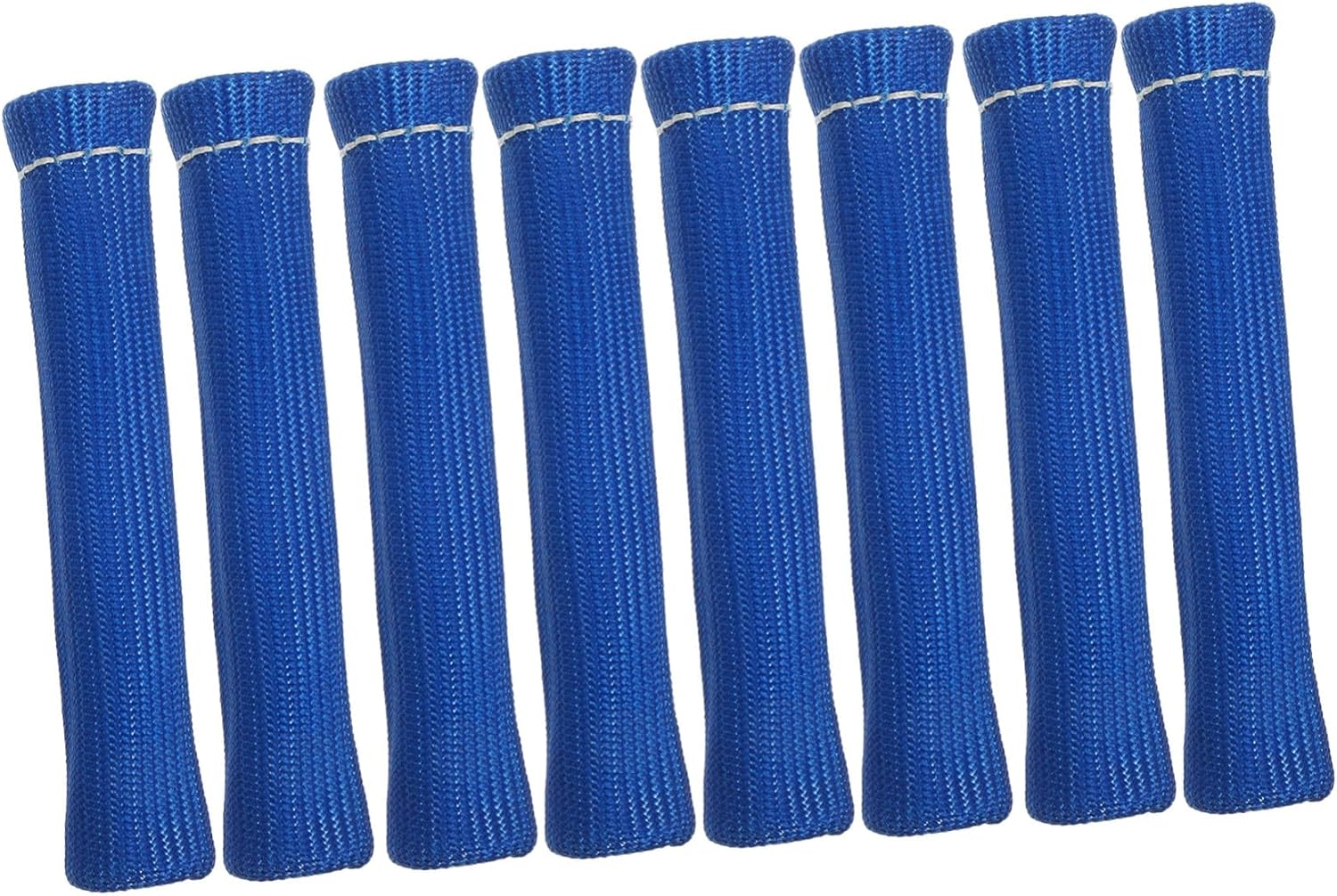Anwendbares 8-teiliges Hitzeschutz-zündkerzenstecker-abdeckung-zündkerzenkabelgehäuse-zündkerzenkabelschutzhülle-zündkerzensteckerschutz-blaufaser