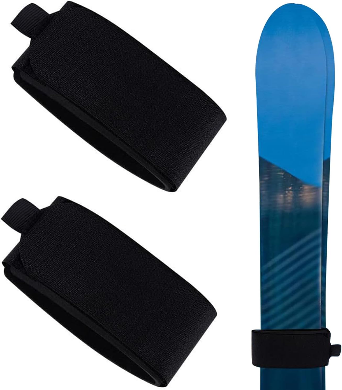 Verstellbare Skibindungen, Skiriemen, Skibänder, Verstellbare Skibandagen, Eva-skibindungsbänder Mit Schutzpolstern