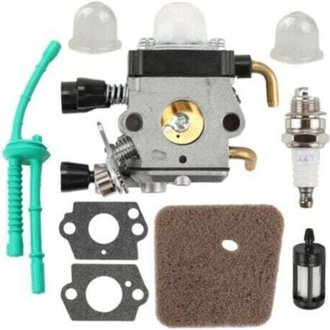 Vergaser-reparatursätze Für Stihl Fs38 Fs45 Fs46 Fs55, 9-teiliger Vergaser-reparatursatz Inklusive Dichtung, Schlauch, Zündkerze Und Kraftstofffilter, Geeignet Für Freischneider.
