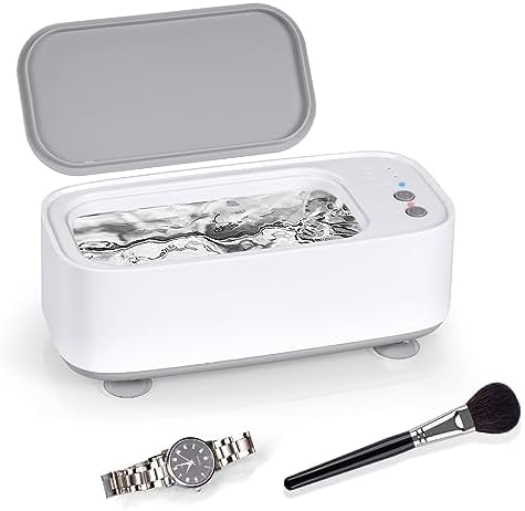 Ultraschallreiniger, 300 Ml Ultraschall-reinigungsgerät Mit 3 Reinigungsmodi, 45000 Hz Ultraschall-reinigungsgerät Für Schmuck, Halsketten, Brillen, Uhren