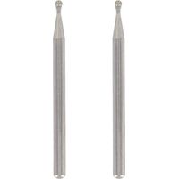 Dremel Diamantfräser, 2er-set, 2 Mm Runde Spitze Zum Gravieren Von Glas, Keramik Und Metall