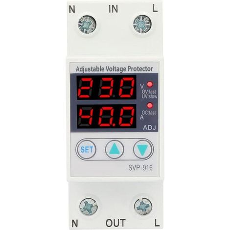 230-v-wechselstromschutzschalter, Einphasig 40 A, Intelligent Einstellbare Über- Und Unterspannung