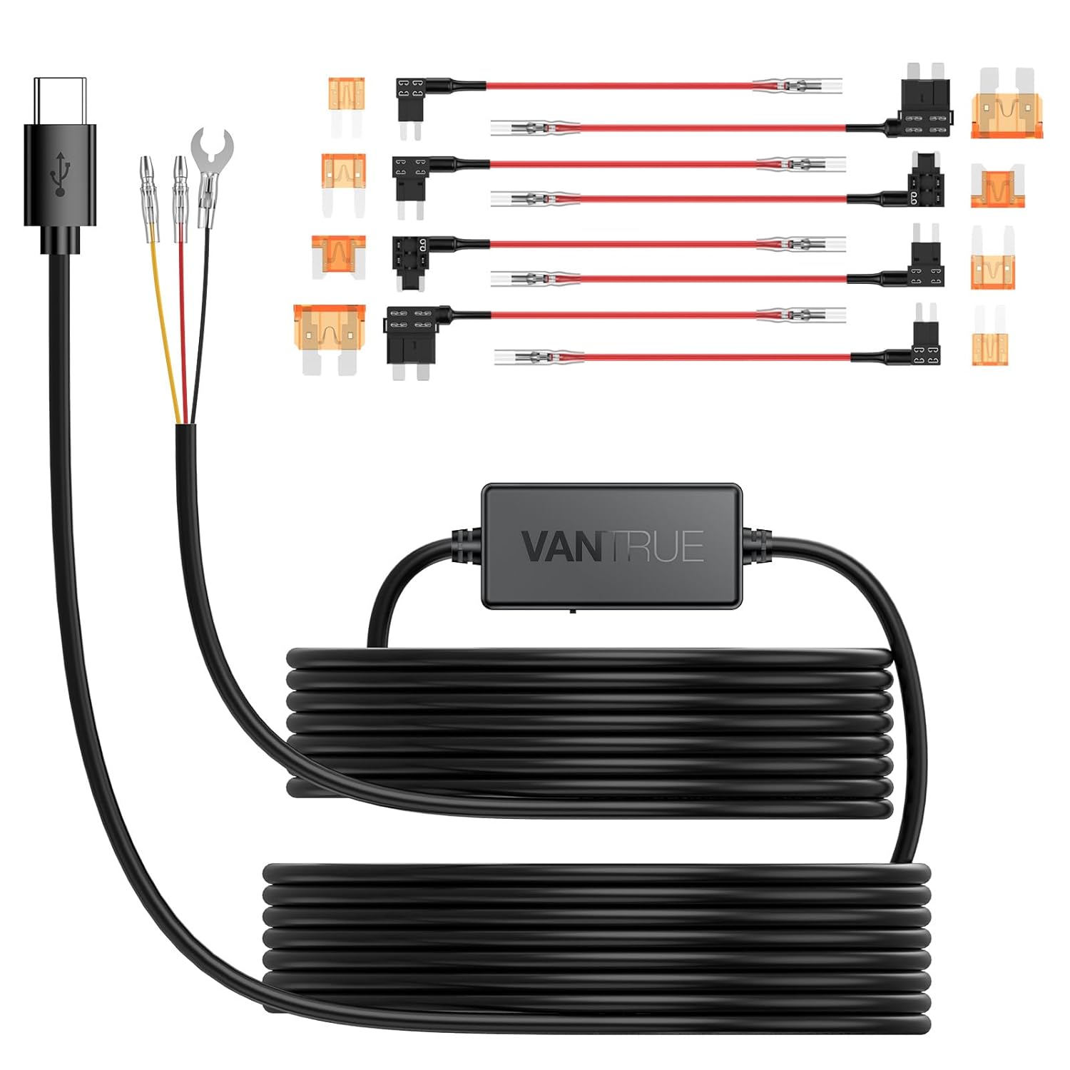 11,5 Fuß Langes Usb-c-hardwire-kit (12 V–24 V Bis 5 V) Mit Acc-funktionalität, Unterspannungsschutz Für N4(s)/n4 Pro(s)/n5(s)/n2x/e1 Pro/e360/ace/e1 Lite/e2/s1 Pro(max)