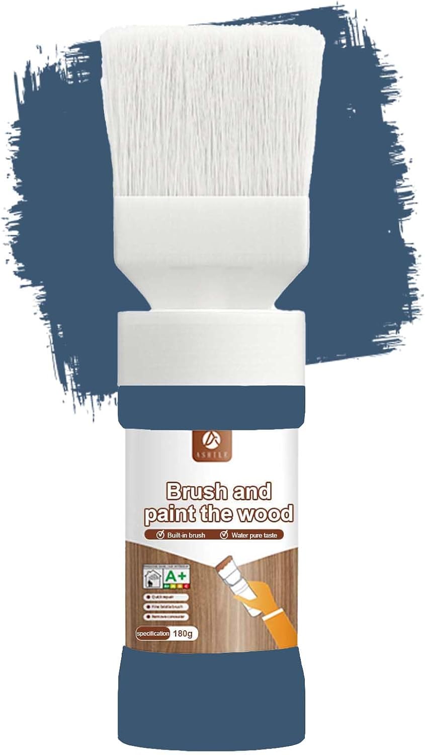 All-in-one-farbe, Kein Schleifen Erforderlich, Für Holz, Möbel, Schränke, Inneneinrichtung, Umweltfreundlich, Schnelltrocknend, 180 G - 1 Dose (marineblau)
