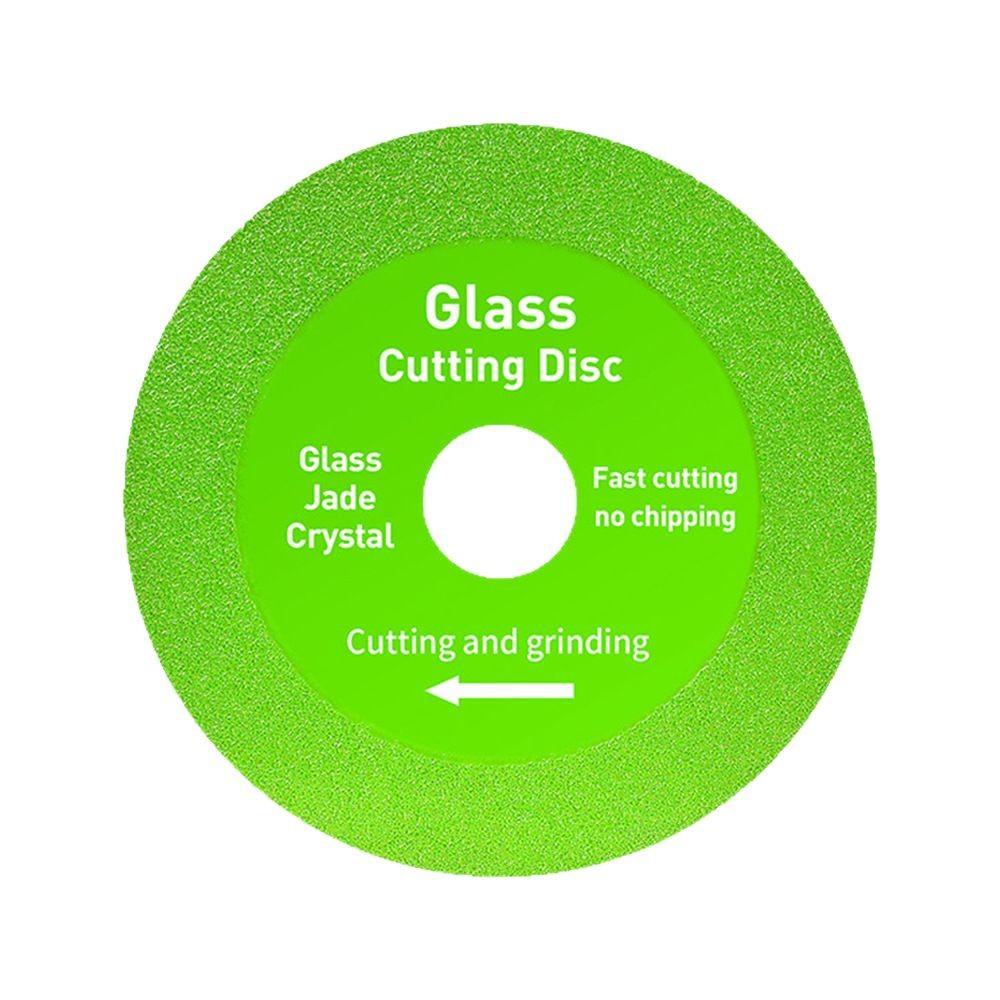 2 Stück Glastrennscheibe, 100 Fliesen-diamantscheibe, 100 X 20 X 15 Mm Fliesenscheibe Für Flasche, Porzellan, Jade, Granit, Glas (grün)