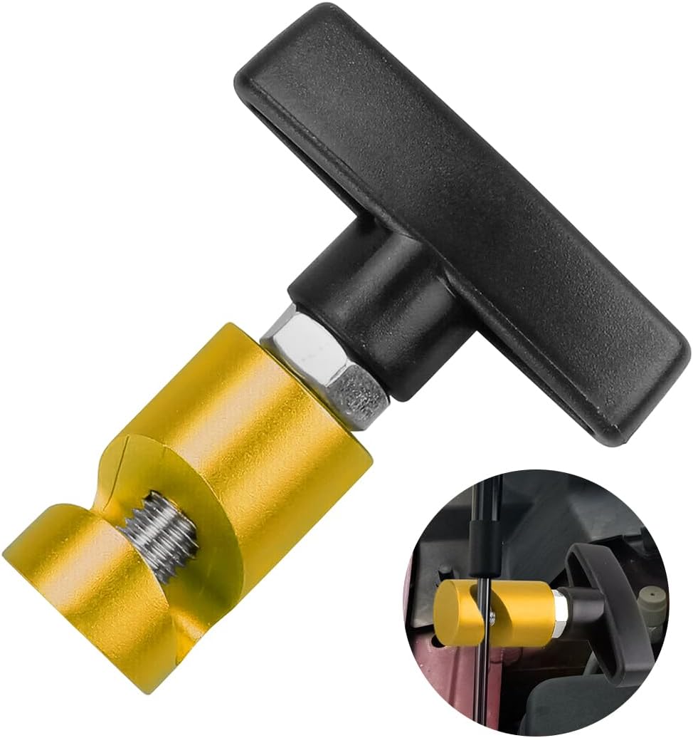 Motorhauben-hebeklemmen-set, Multifunktionaler Hebelclip Aus Aluminiumlegierung, Propeller-stopper-werkzeug Für Motorhauben-heckklappe (golden)