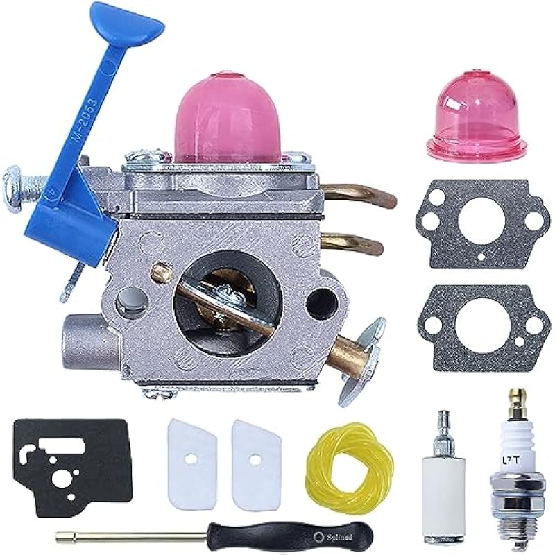 Passender Vergaser-reparatursatz Für Husqvarna 128r, 128c, 128l Und 128er Serie, Vergaser + Dichtung + Einstellwerkzeug + Luftfilter + Zündkerze, 11-in-1-reparatursatz Für Freischneider