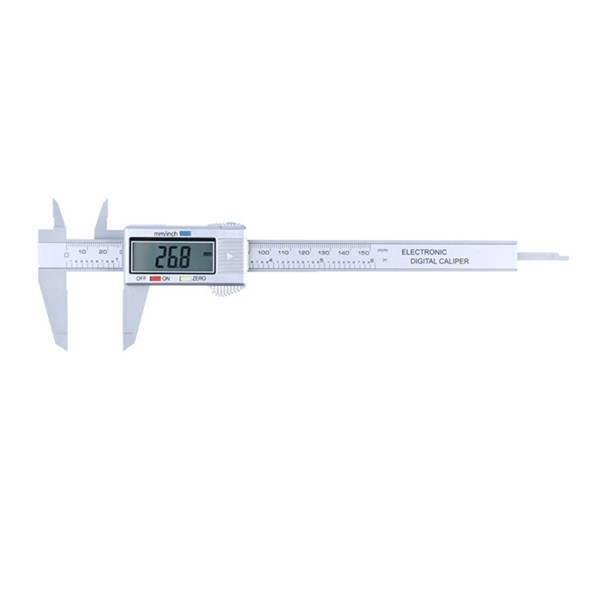 Digitaler Messschieber, Kunststoff 0-150 Mm Nulleinstellungsfunktion Großes Elektronisches Lcd-display Für Differenzmessungen