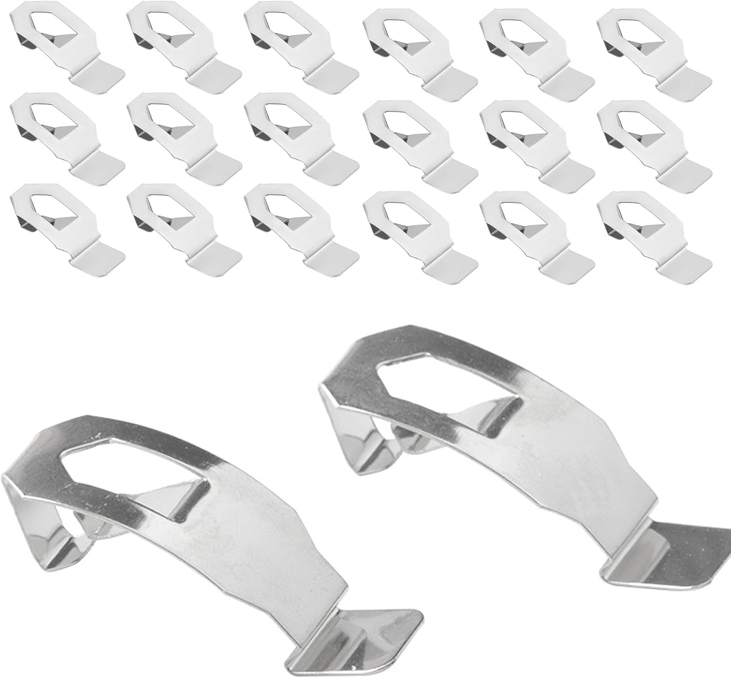 18-teiliges Set Fotoclips, Bilderrahmenklemmen, Wandhaken, Bilderaufhänger, Kein Bohren Erforderlich, Rahmenfederturmklemmen, Aufhängezubehör, Rückplatte, Hardware Für Bilderrahmen