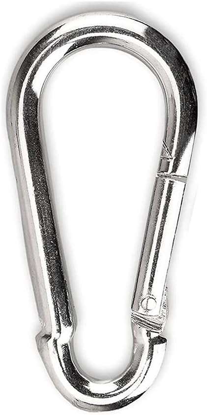 Multifunktionaler Karabiner 10 X 100 Mm, 8er-set, Silberfarben