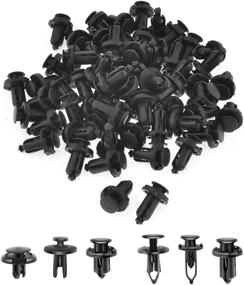 120er-pack Auto-befestigungsclips, Auto-befestigungsclips, Auto-türverkleidungs-druckknöpfe-set, 6 Arten Von Türverkleidungs-clips