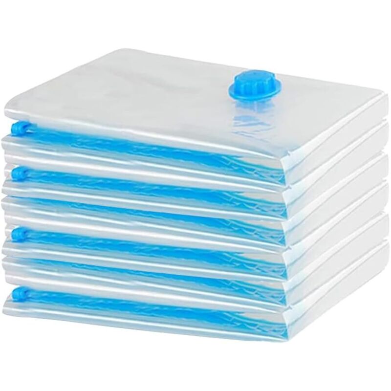Wiederverwendbare Vakuumbeutel, 6er-pack, Größe S (60 X 40 Cm), Ideal Für Kleidung, Matratzen Und Reisen – Ulisem