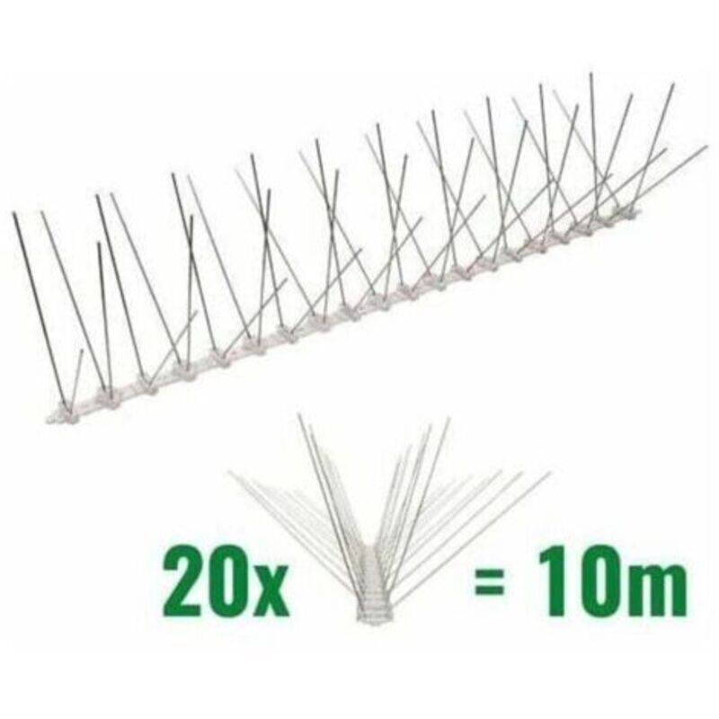 [niemals Verwendet] Schutz Aus Polycarbonat, 10 Meter, 4 Reihen, Hohe Lösung Zur Vogelabwehr