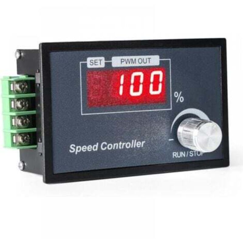 [niemals Verwendet] Motordrehzahlregler, Dc 6–60 V, 12 V, 24 V, 36 V, 48 V, 30 A, Pwm-motordrehzahlregler Mit Start/stopp-schalter