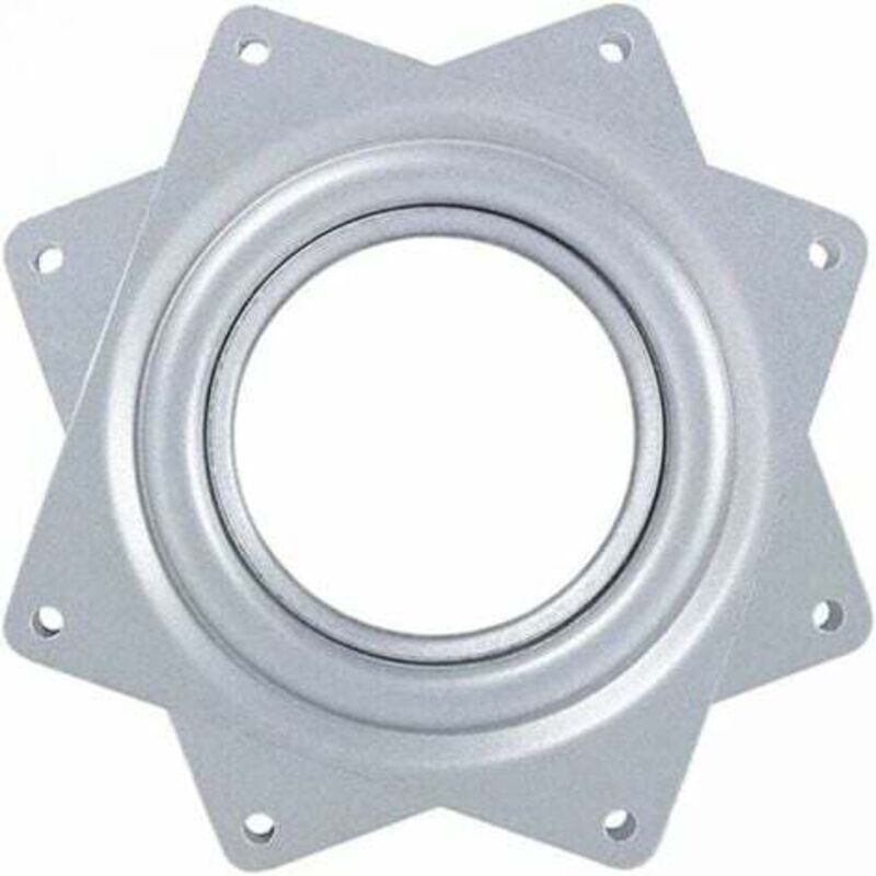 [niemals Verwendet] Kugelgelagerte Drehplatte, Drehsockel, 360° Drehbare Platte, Quadratischer Metalldrehteller, Drehbarer Barhocker Für Boote, Drehbare Sitzplatte Für Hocker, 7,6 Cm (3 Zoll)