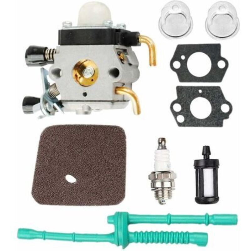 [niemals Verwendet] Stihl Fs55 Fs38 Fs45 Fs46 Fs55c Fc55 Fs74 Fs75 Fs76 Fs80 Km85 Vergaser Mit Luftfilter Und Kraftstoffleitung Für Freischneider