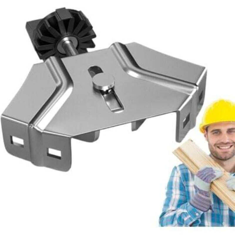 [niemals Verwendet] Stück 90-grad-winkelklemme, Verstellbar Und Einfach Zu Bedienen, Eckklemmen, Breites Anwendungsspektrum, Winkelklemme, Für Holzbearbeitung, Maschinenbau, Bilderrahmen (silber)