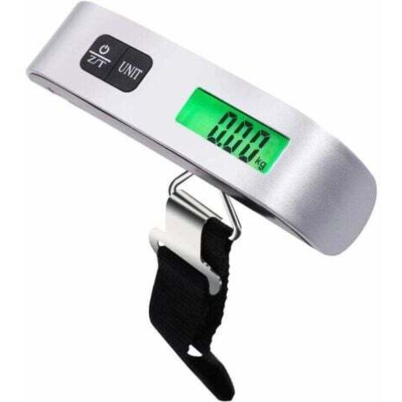 [niemals Verwendet] Digitale Gepäckwaage, Hängewaage Mit Temperatursensor Und Tara-funktion, Gepäckwaage Für Reisen Und Zuhause, 50 Kg / 110 Lb