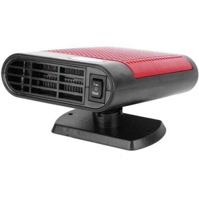 [niemals Verwendet] Schwarze Und Rote Autoheizung, 12v 150w Universal-autoheizung, Tragbare Windschutzscheibenheizung, Entfroster, Entfeuchter