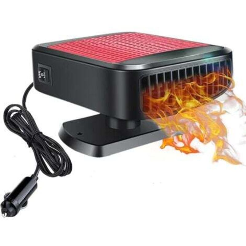 [niemals Verwendet] Tragbare Autoheizung, 12 V, 200 W, Schnelles Heizen Und Kühlen Zum Entfeuchten Und Enteisen Der Windschutzscheibe, Autoheizung Mit 360°-drehung