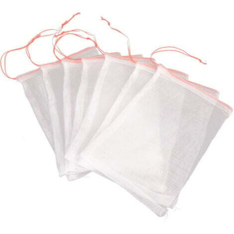[niemals Verwendet] Packung Mit 50 Nylon-obstschutzbeuteln (25 X 15 Cm), Schutznetz Für Weintrauben Und Gemüsegärten