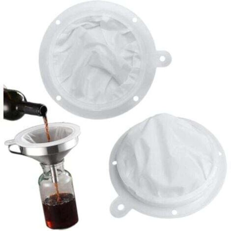 [niemals Verwendet] Lebensmittelfilter, Küchensieb Aus Nylon, Marmeladensieb, Feinsieb Zum Filtern Von Wein, Saft, Milch Und Kaffee, 200 Mesh Und 400 Mesh