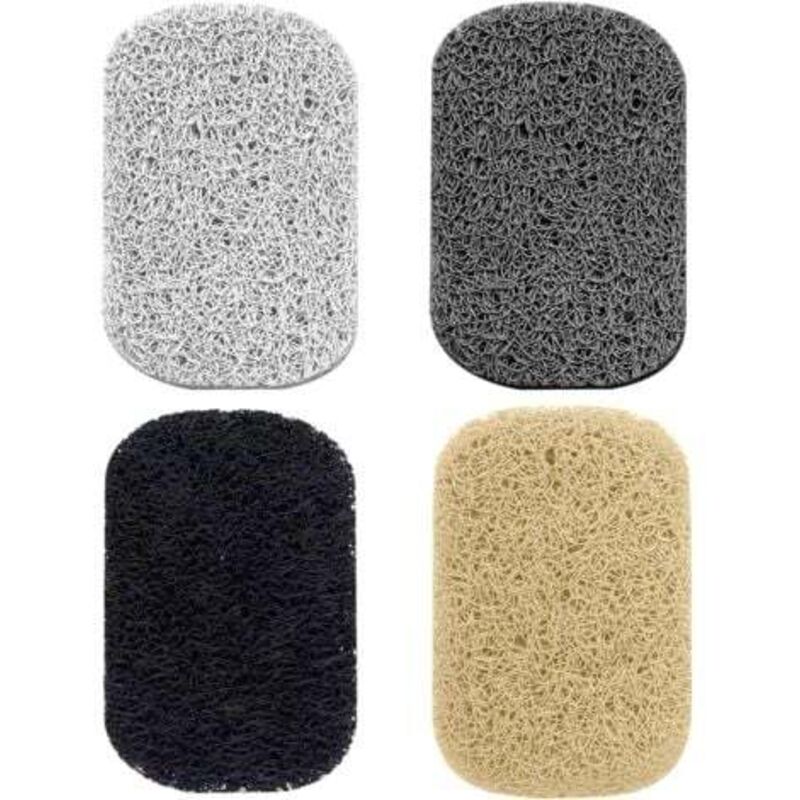 [niemals Verwendet] Set Mit 4 Seifenschalen Aus Luffa, Rutschfest, Wiederverwendbar, Umweltfreundlich, Schnelltrocknend, Perfekt Fürs Badezimmer