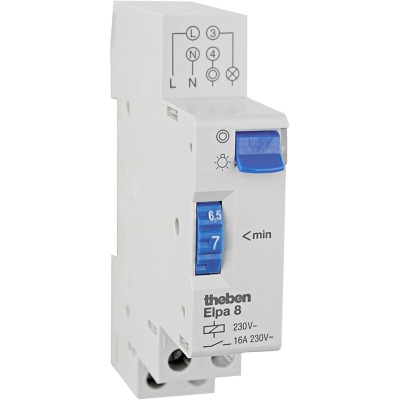 [niemals Verwendet] Tlz Elektromechanischer Treppentimer, Kein Energieverbrauch, 3-adrig, 4-adrig, Rückstellbar, 300w Led (französische Version)